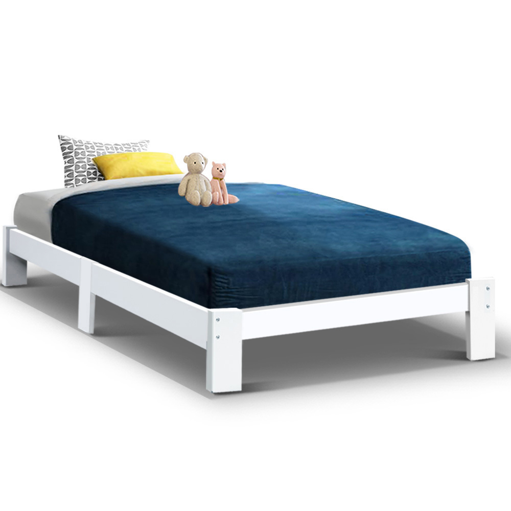 Artiss Bed Frame King Single Size Wooden Mattress Base Timber Platform Jade