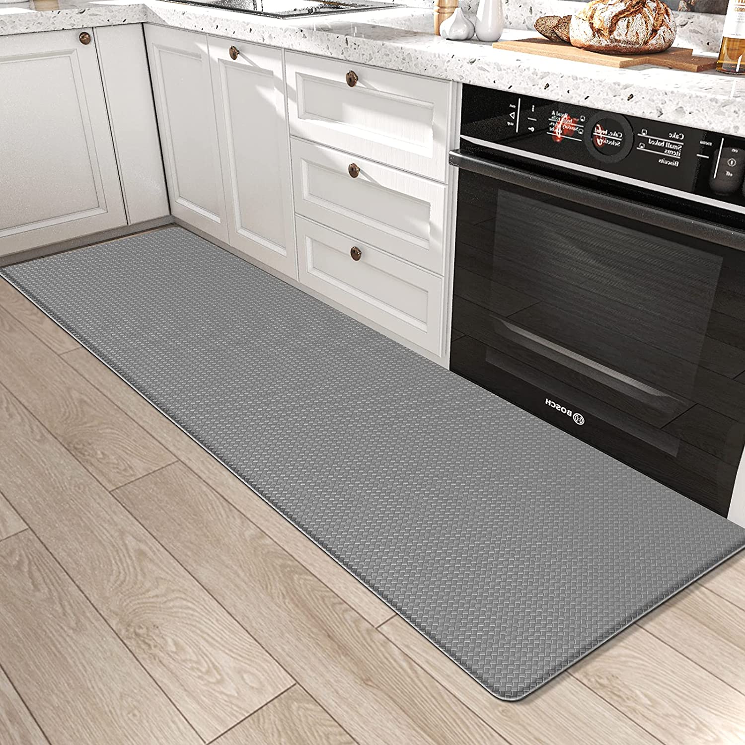 150cm Kitchen Anti-skid Anti Fatigue Pu Leather Floor Mat Kitchen Rug