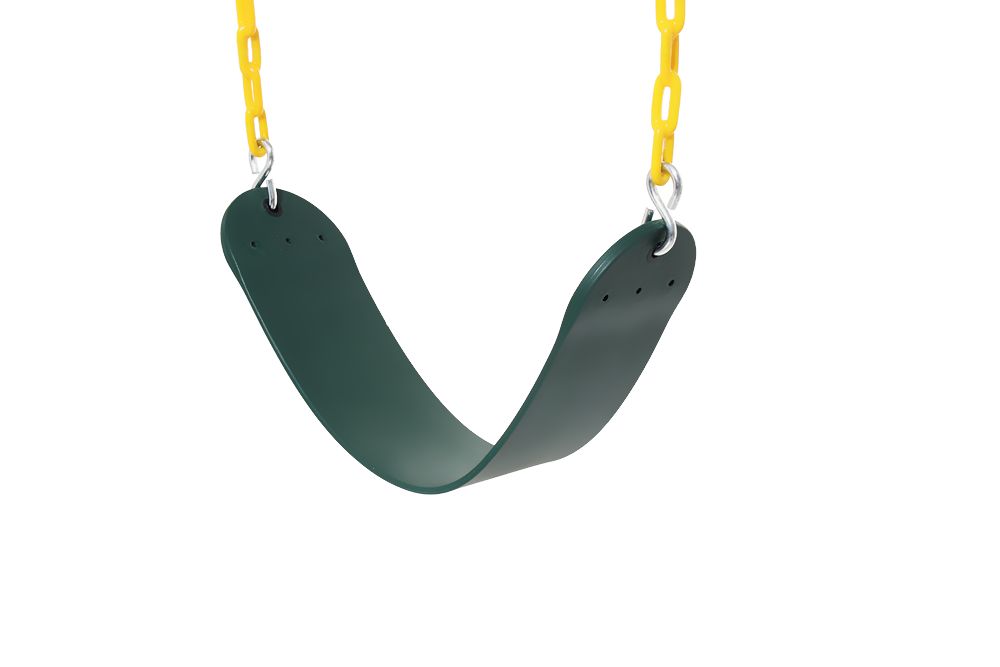 2 Pack Swings Seats Heavy Duty 66 Chain Plastic Coated Playground Swing