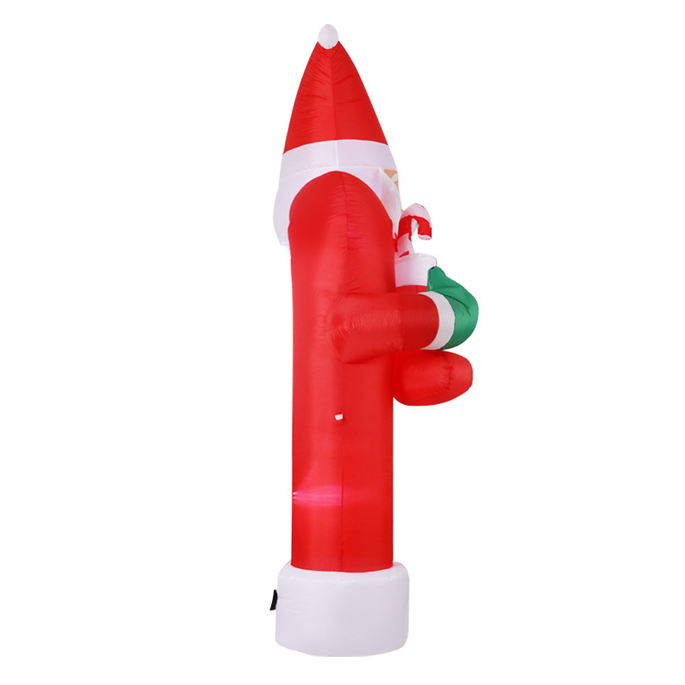 Jingle Jollys Christmas Inflatable Santa Archway 2.3m Outdoor Decorations Lights