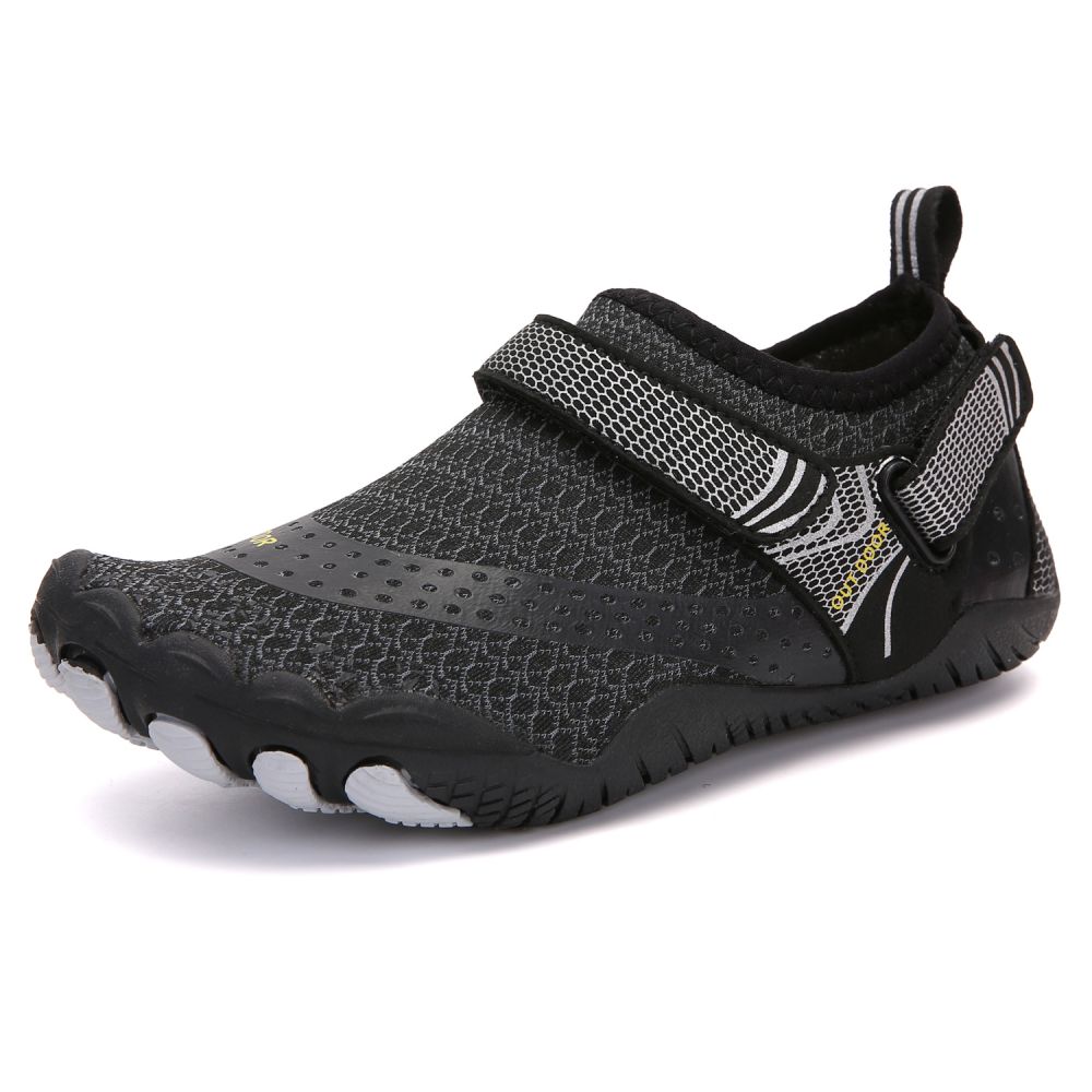 Kids Water Shoes Barefoot Quick Dry Aqua Sports Shoes Boys Girls - Black Size Bigkid Us2=eu32