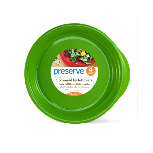Preserve Everyday Plates Apple Green (4 X9.5 In)
