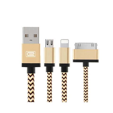 3 In 1 Iphone Android Micro Usb Cable High Speed Charging Data 1 item