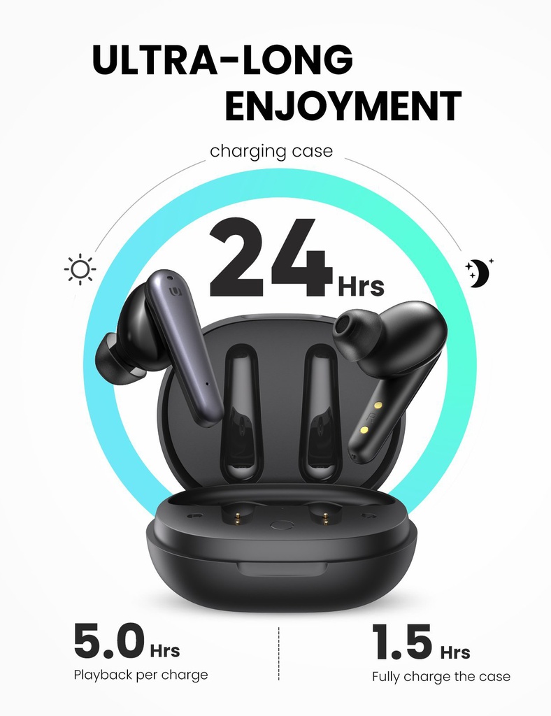 Ugreen Hitune T1 True Wireless Earbuds (black) - 80651