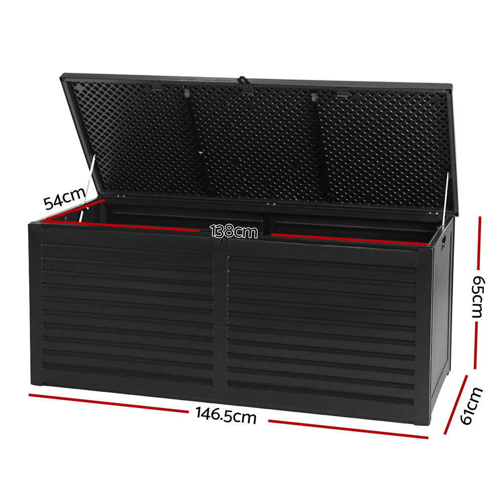 Gardeon Outdoor Storage Box Container Indoor Garden Toy Tool Sheds Chest 490l