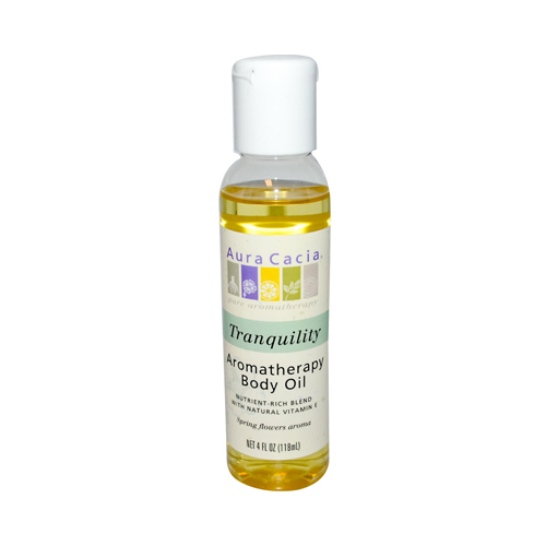 Aura Cacia Aromatherapy Body Oil Tranquility (4 Fl Oz)