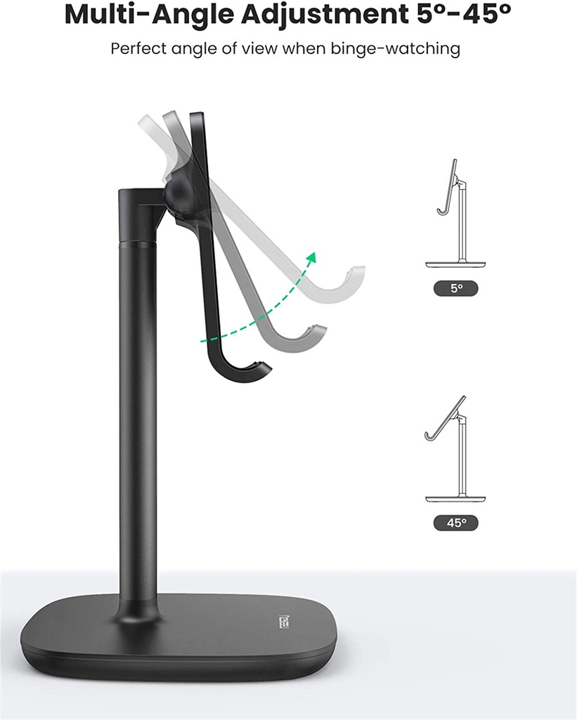 Ugreen Adjustable Desk Phone Holder (black) - 80194