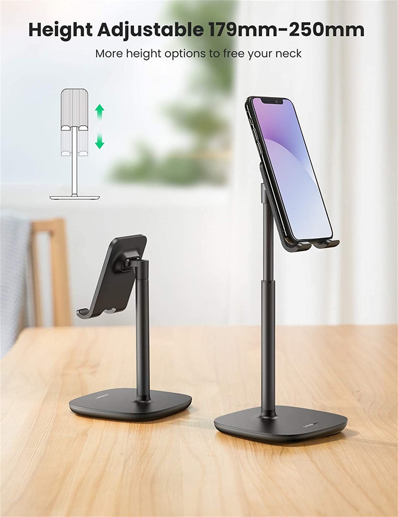Ugreen Adjustable Desk Phone Holder (black) - 80194