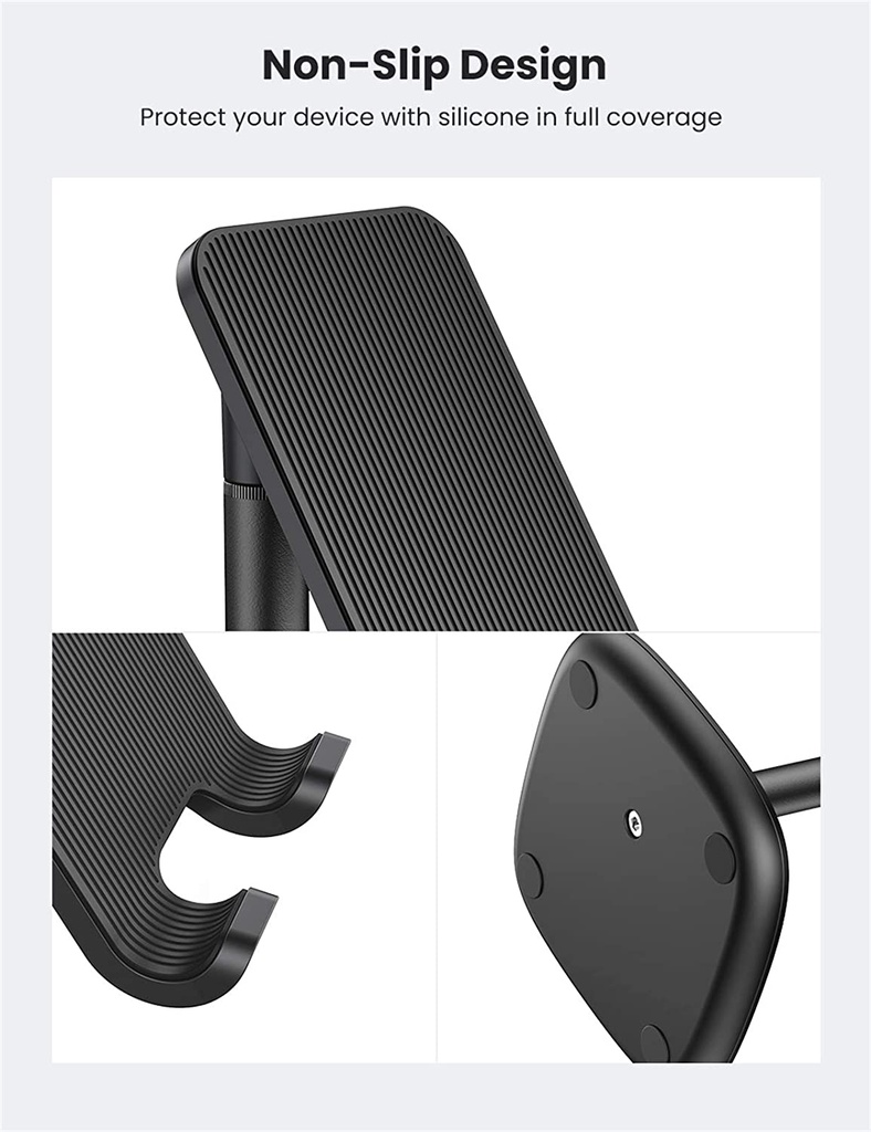 Ugreen Adjustable Desk Phone Holder (black) - 80194