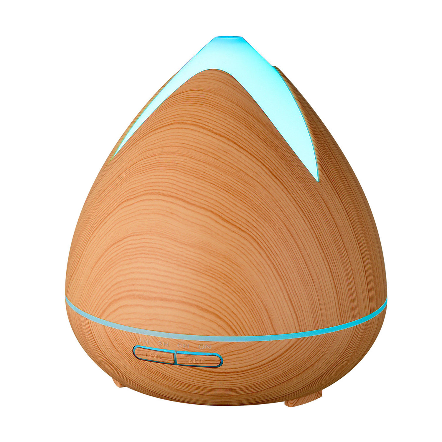 Essential Oils Ultrasonic Aromatherapy Diffuser Air Humidifier Purify 400ml - Light Wood