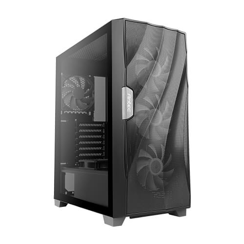 Antec Df700 Flux Wave Mesh Front High Airflow Tempered Glass With 3x Argb Fan Front 1x Rear 1x Psu Shell (reverse Fan Blade) Atx Gaming Case