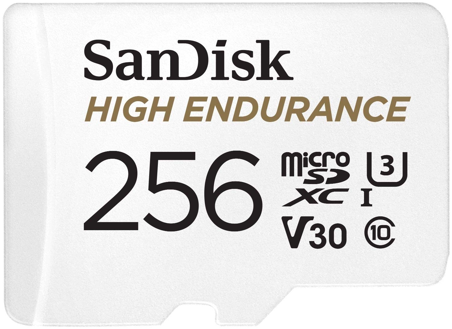 Sandisk High Endurance Microsdhc Card Sqqnr 256g Uhs-i C10 U3 V30 100mb s R 40mb s W Sd Adaptor Sdsqqnr-256g-gn6ia