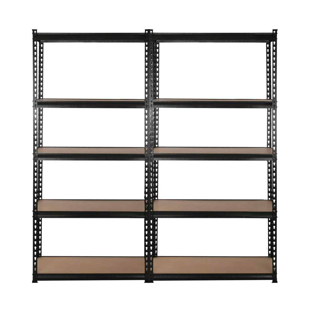 Giantz 4x1.8m Garage Shelving Warehouse Rack Storage Shelves Pallet Racking Black