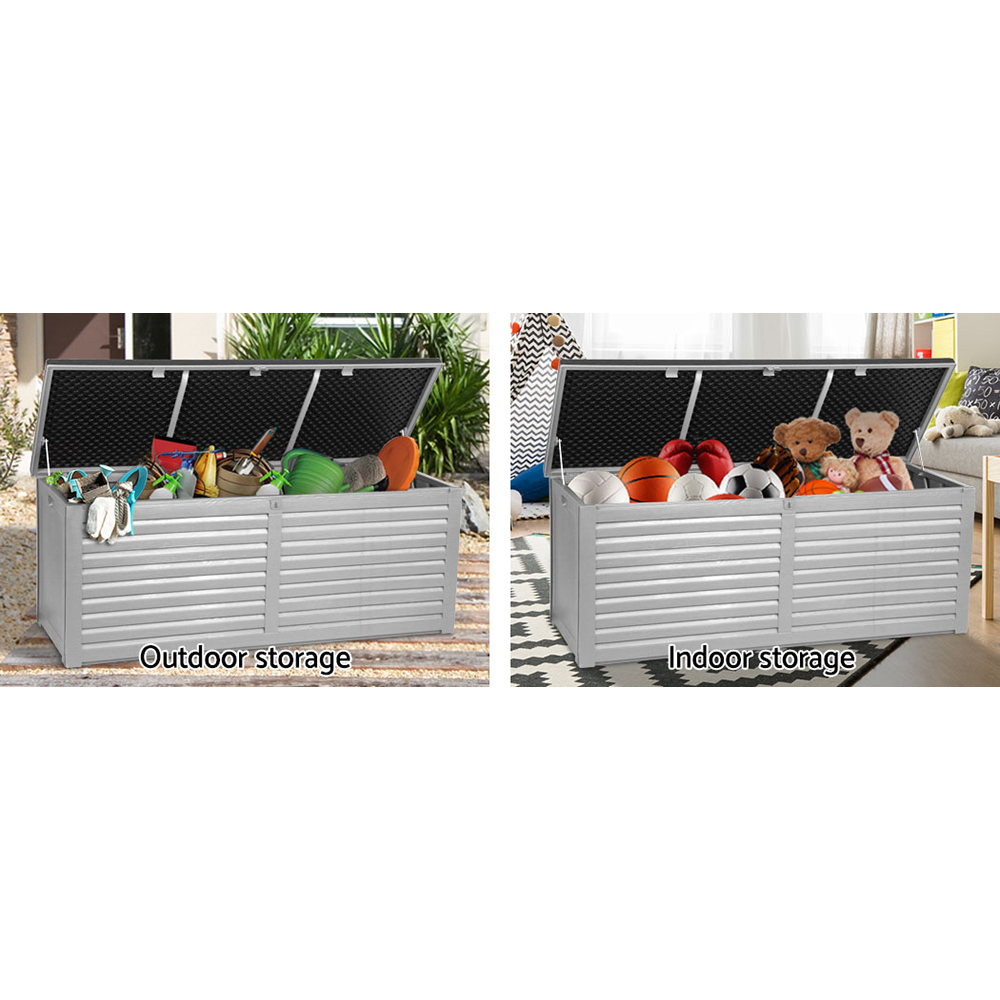 Gardeon Outdoor Storage Box Bench Seat 390l
