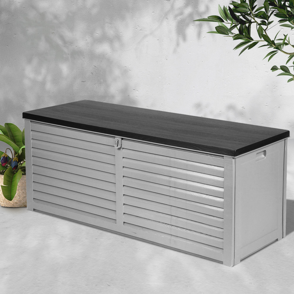 Gardeon Outdoor Storage Box Bench Seat 390l