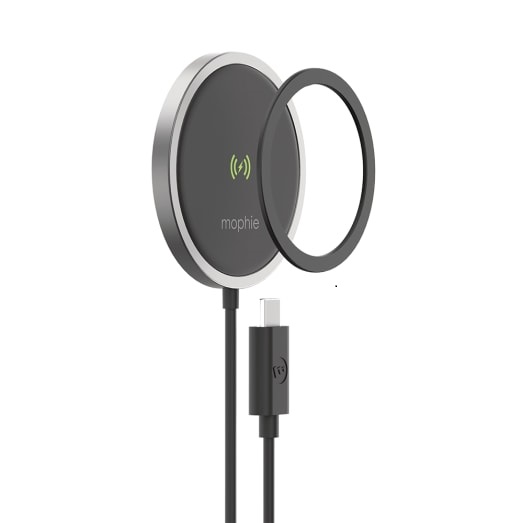 Mophie Snap+ Wireless Charger - 15w Magsafe Compatible - Black (401307634) 3.0a (15w) Output Wireless Charger Works With Magsafe Compatible
