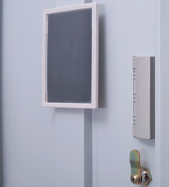Standard Lock One-door Office Gym Shed Clothing Locker Cabinet Grey