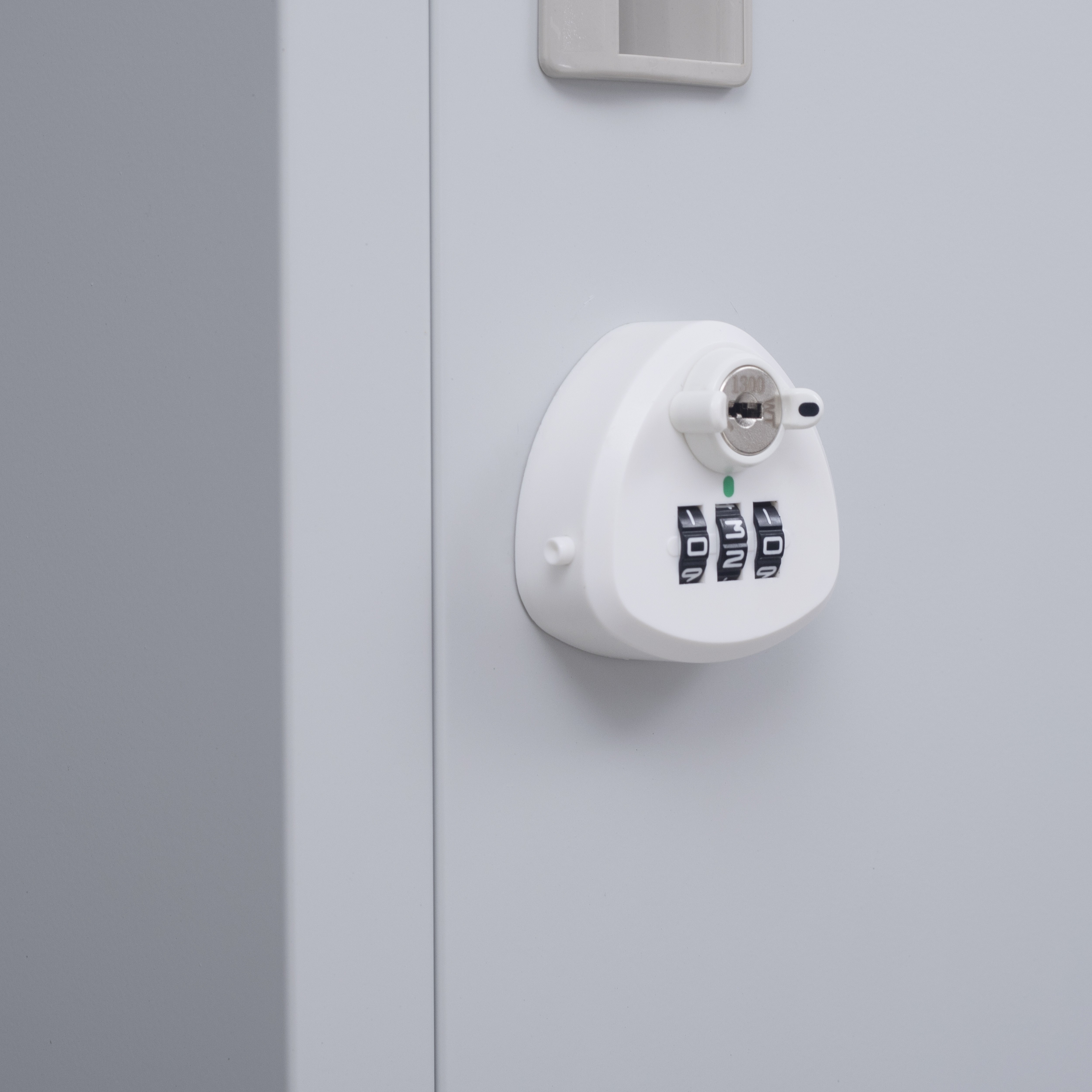 3-digit Combination Lock One-door Office Gym Shed Clothing Locker Cabinet Grey