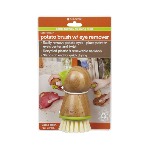 Full Circle Home Tater Mate Potato Brush With Eye Remover (6 Pack)