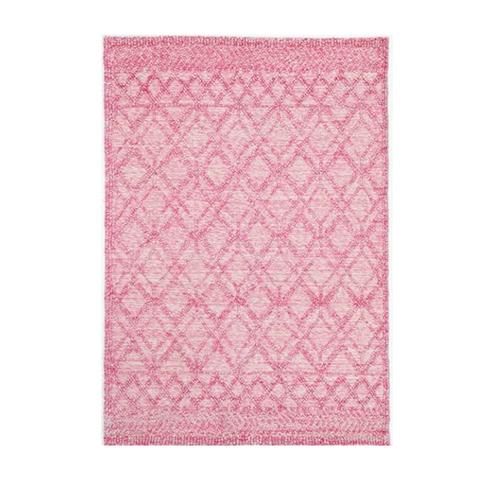 Braided Zair Contemporary Tribal Blush Rug 200 x 290 cm