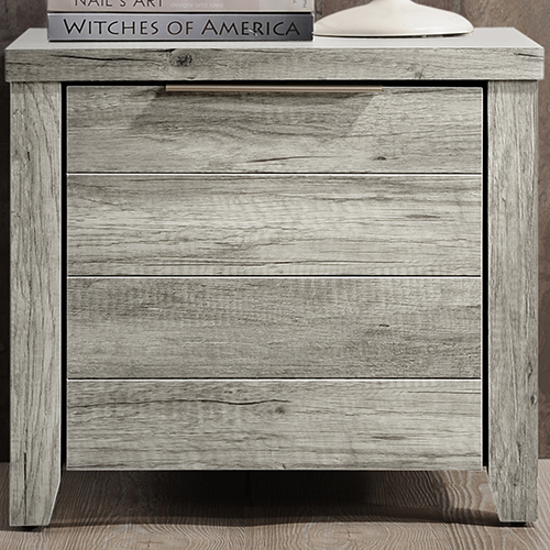 Alice Bedside Table White Ash