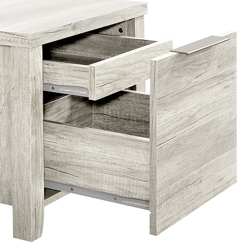 Alice Bedside Table White Ash