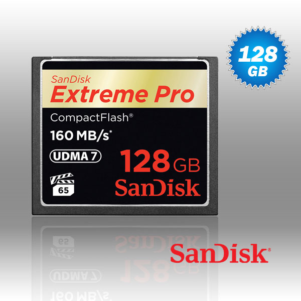 Sandisk Extreme Pro Cfxp 128gb Compactflash 160mb s (sdcfxps-128g)