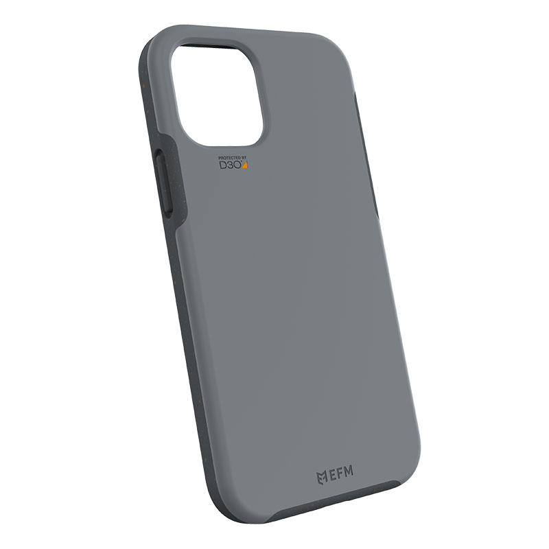 Force Technology Eco+ Case for Apple Iphone 12 Mini - Charcoal Efcecae180chc D3oimpact Protection Slim Tough and Durable Shock and Drop Protection