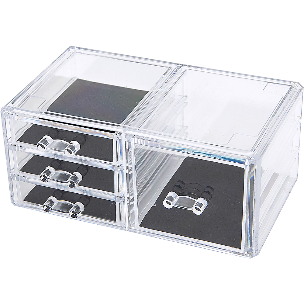 11 Drawers Clear Acrylic Tower Organiser Cosmetic Jewellery Luxury Storage Cabinet