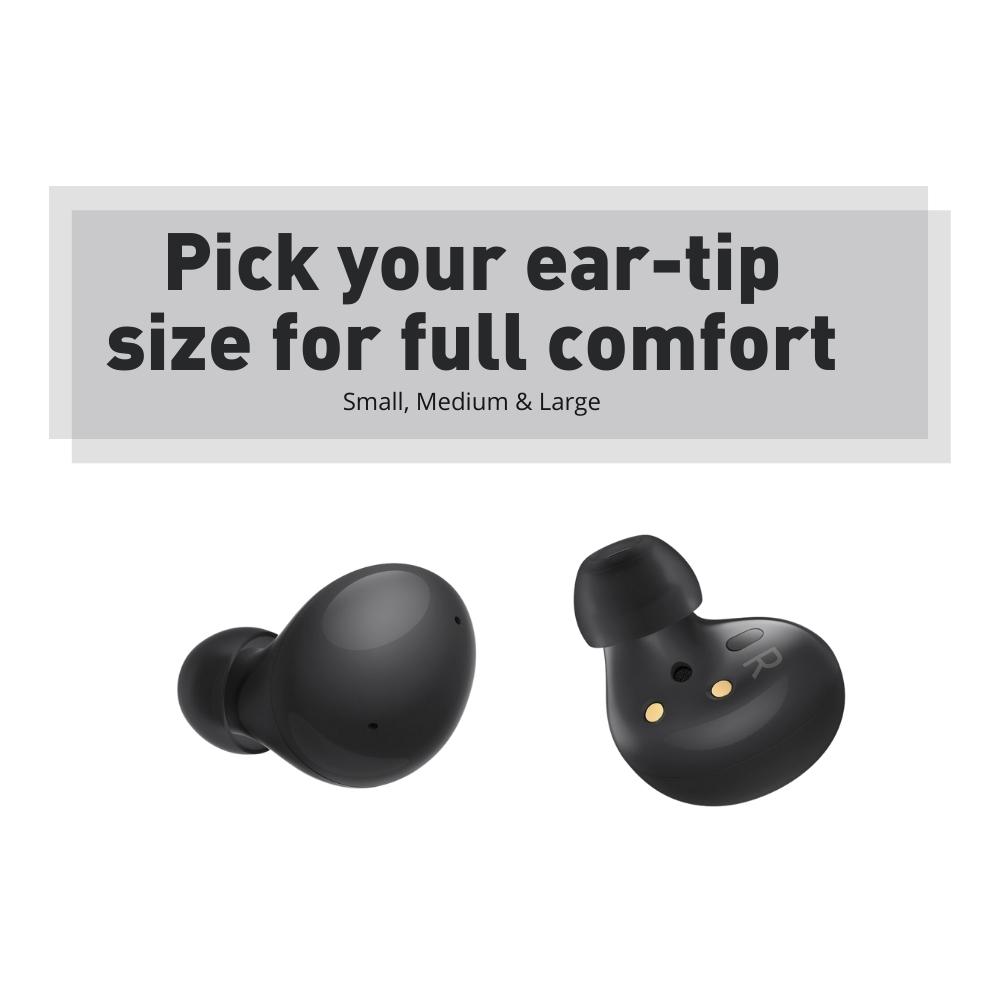 Samsung Galaxy Buds2 Wireless Noise Canceling In-ear Bluetooth Earphones Graphite Sm-r177nzka