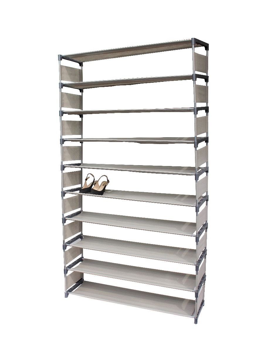 shoe tiers on 50 Pairs 10 Tiers Shoe Rack Qubyk Usa