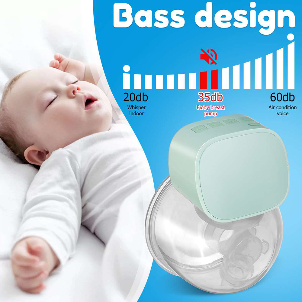 Portable Electric Breast Pump Wearable Usb Silent Hands-free Automatic Milker