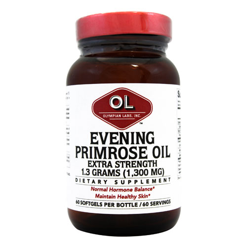 Olympian Labs Evening Primrose Oil Extra Strength 1300 Mg (60 Softgels)