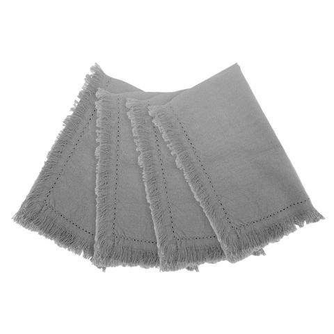 Avani Set Of 4 Napkins 40x40cm Grey 1 item