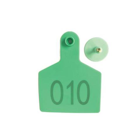 100 Pcs Cattle Ear Livestock Numbered Large Tags Yellow 1 item
