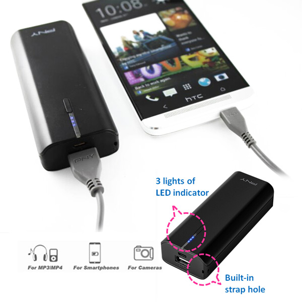 Pny (t2600) 2600mah Universal Rechargeable Battery Bank