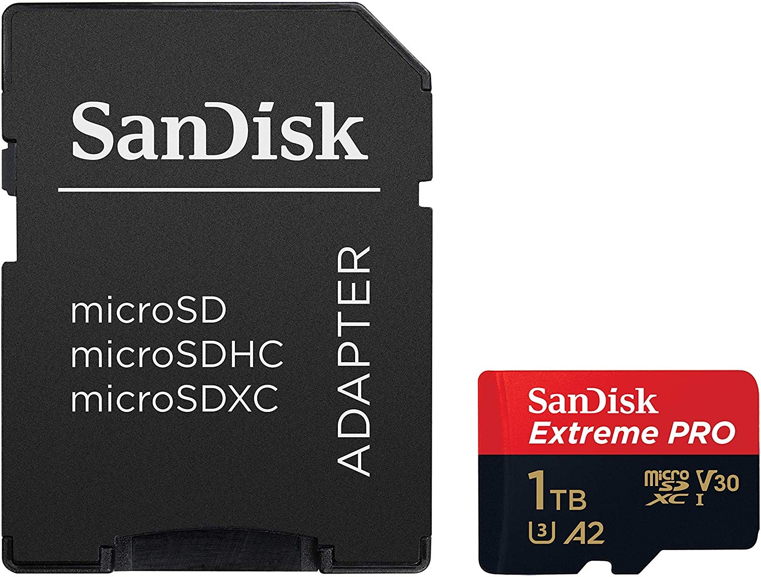 Sandisk Sdsqxcz-1t00-gn6ma Extreme Pro 1 Tb Microsdxc Memory Card With Sd Adapter 170 Mb s