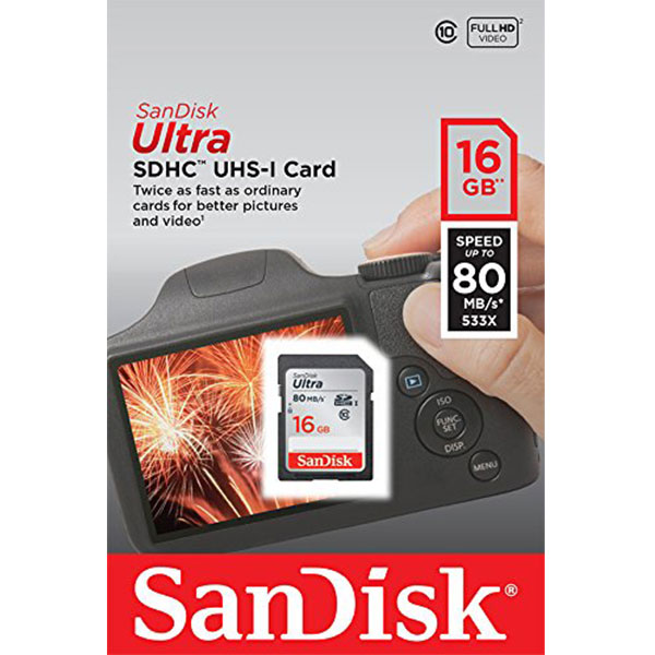 Sdsdunc-016g: Sandisk 16gb Sdhc Class 10 Ultra 80mb s