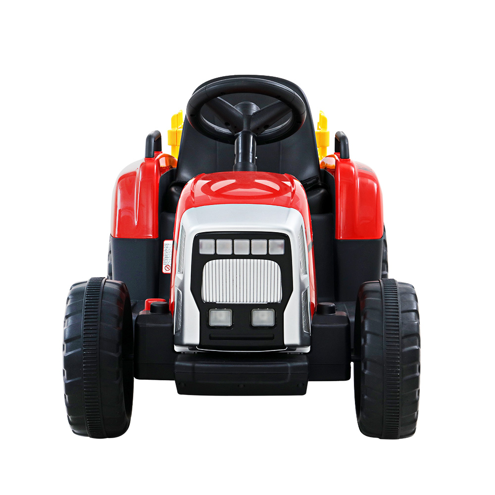 Rigo Ride On Car Tractor Toy Kids Electric Cars 12v Battery Child Toddlers Red