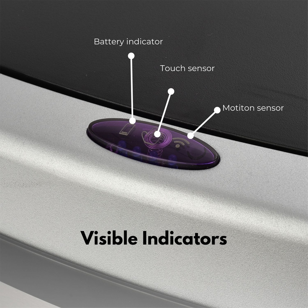 Miraklass Sensor Bin 70l Mirror Oval Mk-sb-103-jr