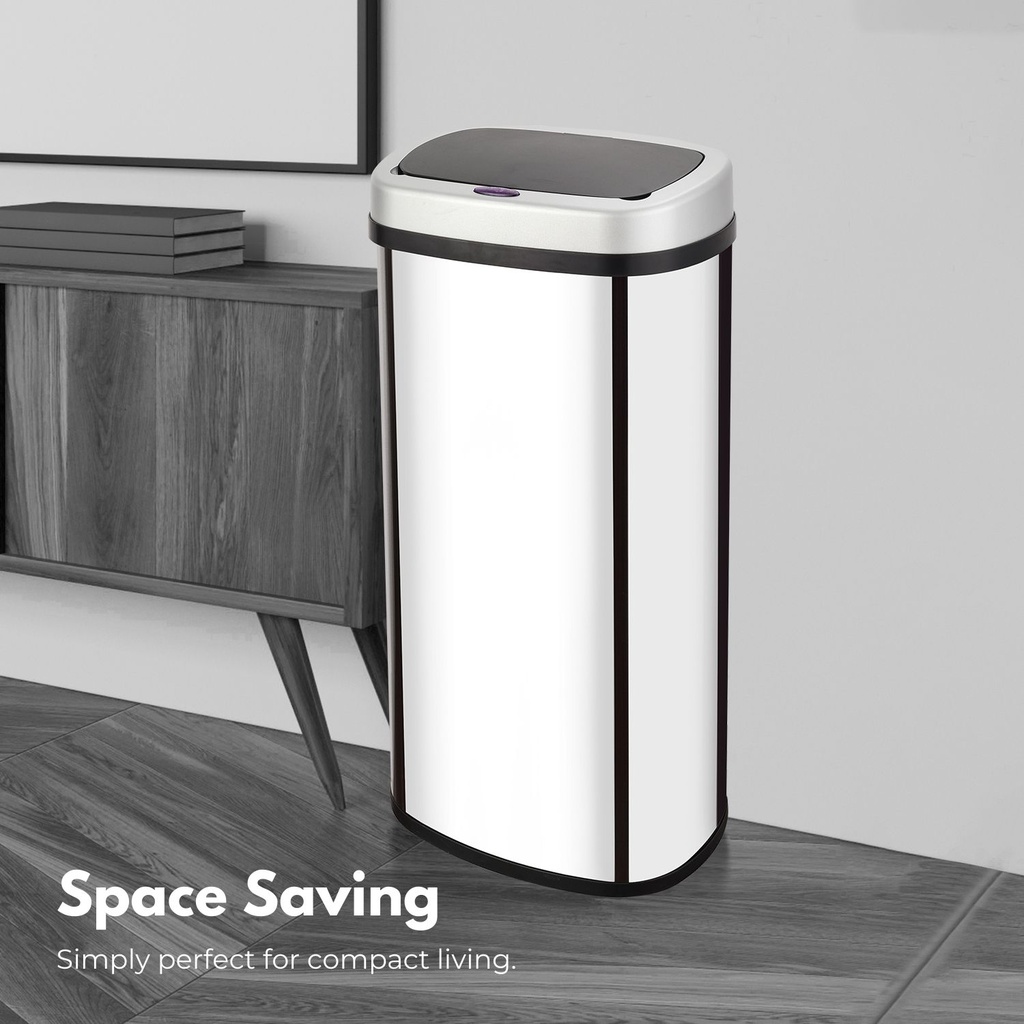 Miraklass Sensor Bin 70l Mirror Oval Mk-sb-103-jr