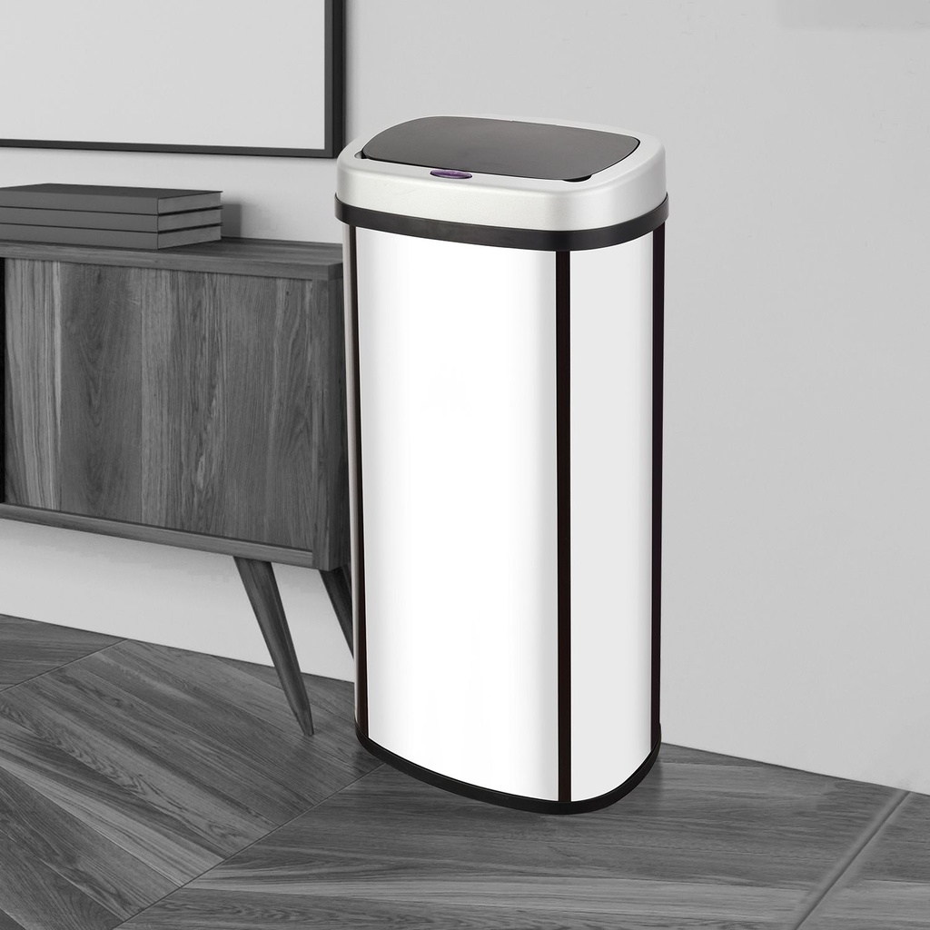 Miraklass Sensor Bin 70l Mirror Oval Mk-sb-103-jr