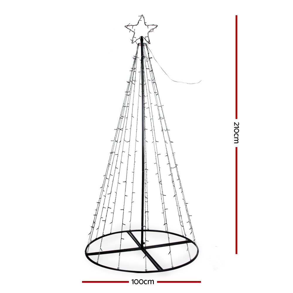 Jingle Jollys Christmas Tree 3m 330 Led Xmas Trees With Lights Warm White