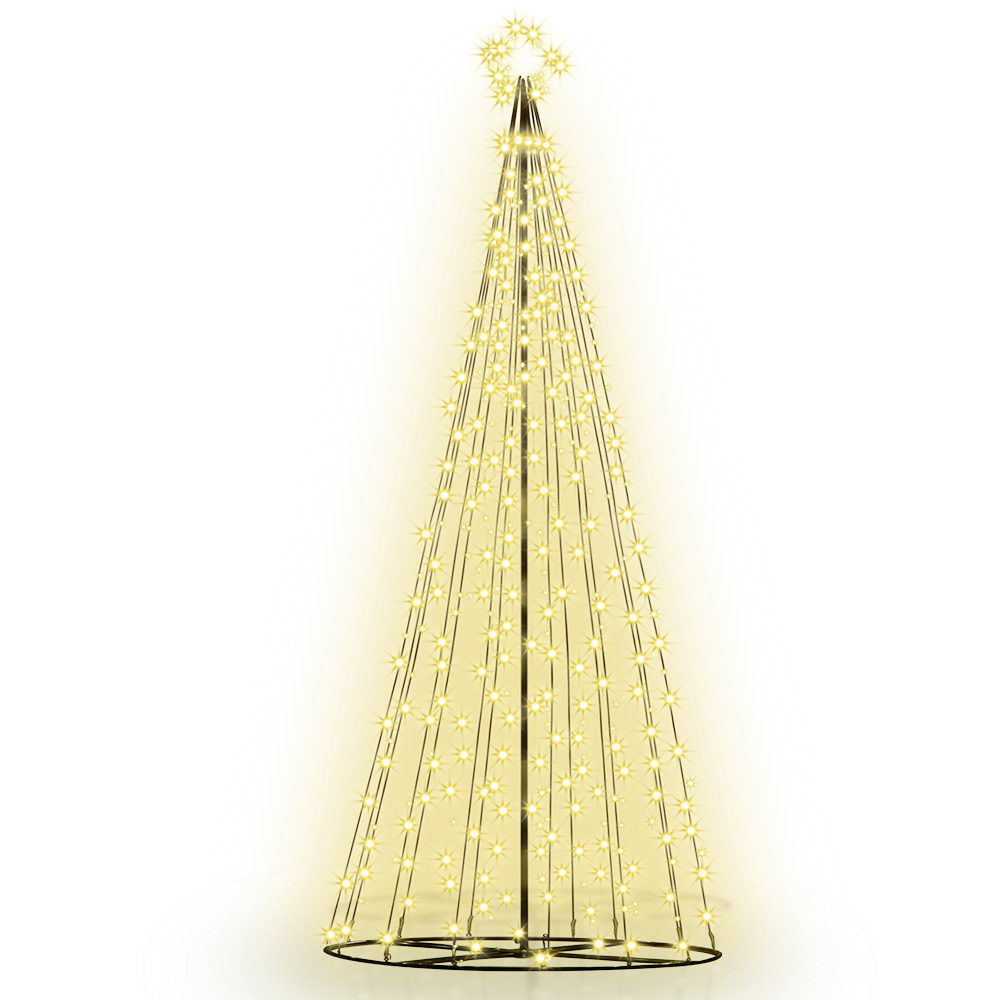 Jingle Jollys Christmas Tree 3m 330 Led Xmas Trees With Lights Warm White