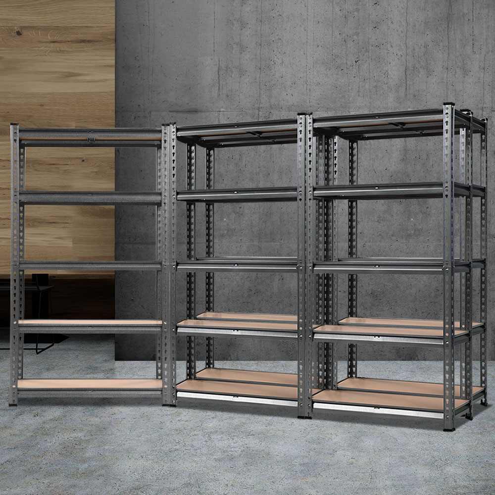 Giantz 5x1.5m Warehouse Racking Shelving Storage Rack Steel Garage Shelf Shelves