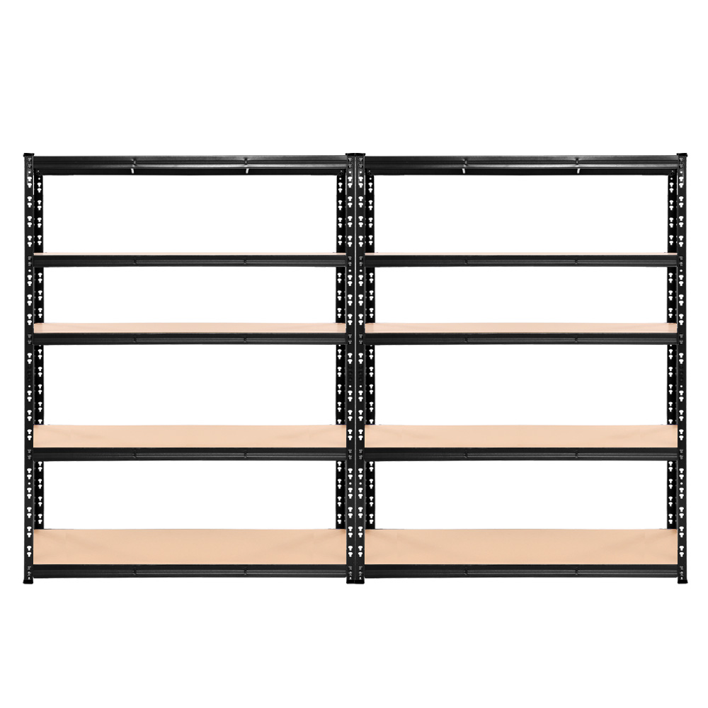 Giantz 2.4mx1.8m Garage Shelving Warehouse Rack Pallet Racking Storage Steel Black