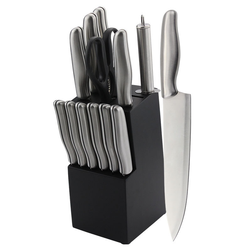 High-carbon Stainless Steel 14-piece Kitchen Knife Set Chefs Cooks Knives Knife Sharpening