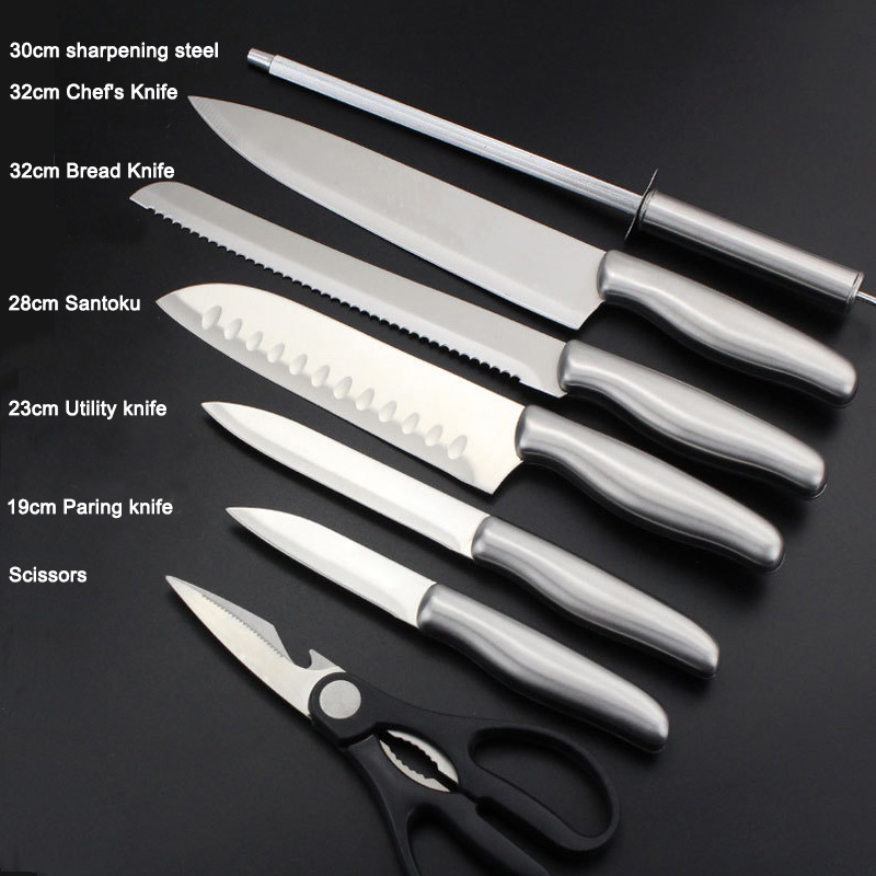 High-carbon Stainless Steel 14-piece Kitchen Knife Set Chefs Cooks Knives Knife Sharpening