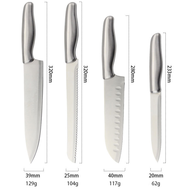 High-carbon Stainless Steel 14-piece Kitchen Knife Set Chefs Cooks Knives Knife Sharpening