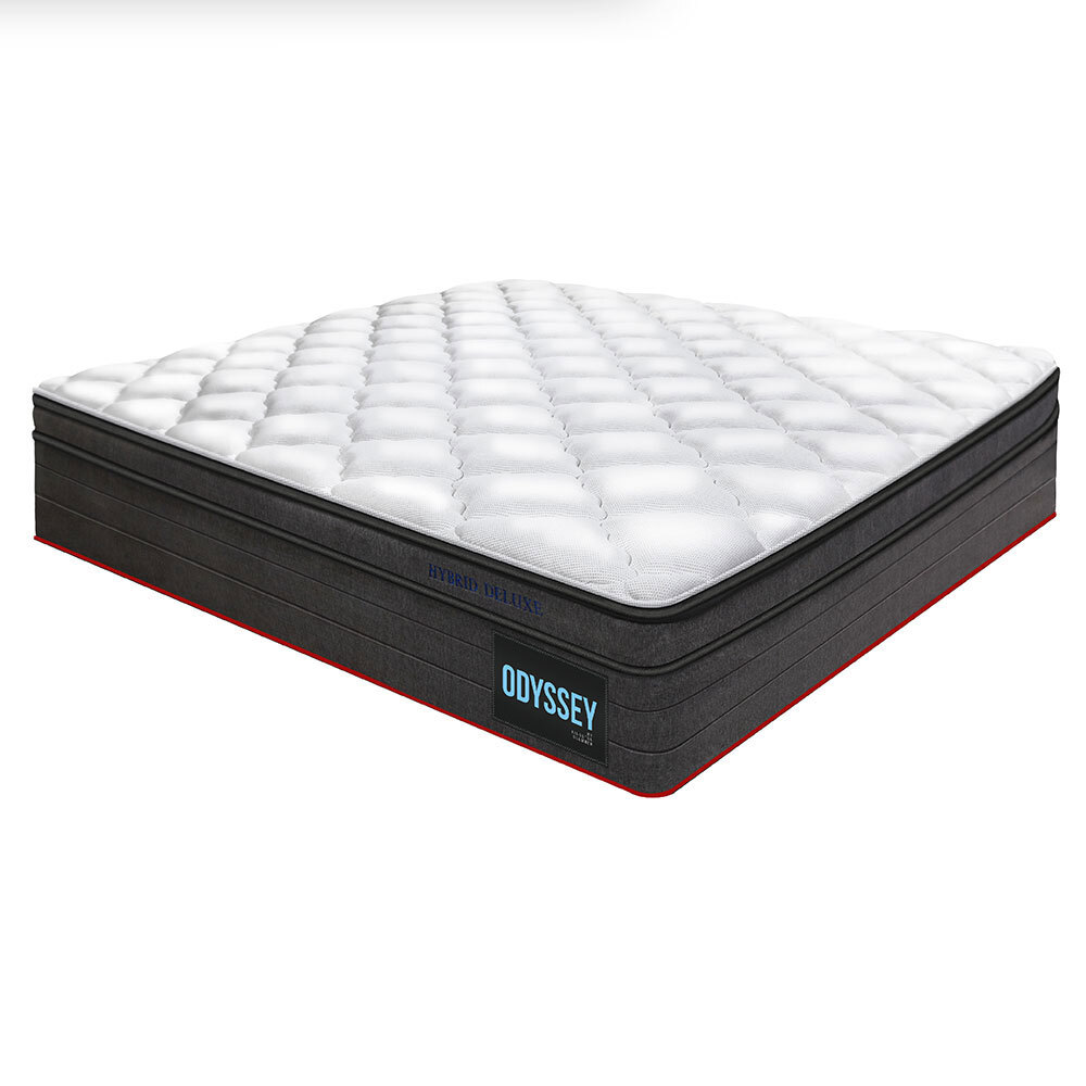 Kingston Slumber Mattress King Size Bed Euro Top Pocket Spring Bedding Firm Foam 34cm